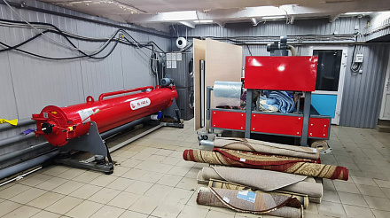 Фабрика стирки ковров в Чите при поддержке «Мой бизнес» закупила проточную машину